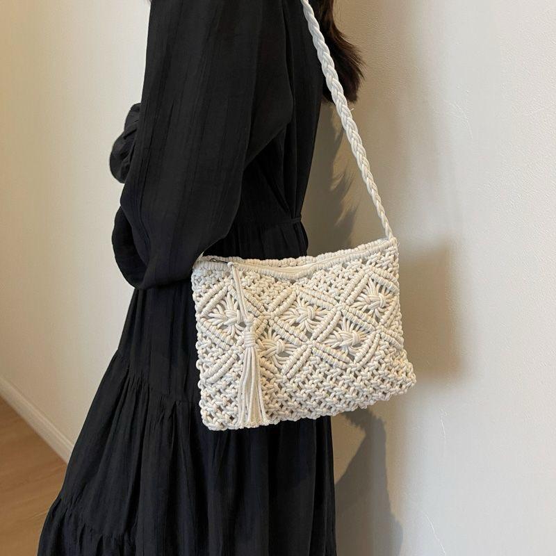 Boho Bliss: Macrame Crochet Bag for Beach and City Adventures